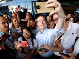 El equipo de Ricardo Anaya comenzó a circular la versión de que el sitio web presentado durante el debate había recibido ataques provenientes de Rusia. SUN / A. Ojeda