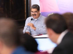 Durante un encuentro con militares, Maduro insistió en que el gobierno de Santos estaría preparando un conjunto de incidentes y provocaciones de tipo militar.  EFE / Miraflores
