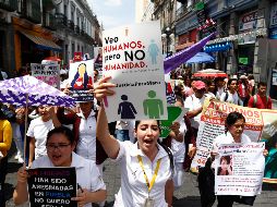 El asesinato de Mara Castilla generó diversas manifestaciones en Puebla y varias partes de México para exigir un alto a la inseguridad. EFE/ARCHIVO