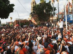 Cierre regional. Ricardo Anaya se comprometió a sanear el Lago de Chapala. NTX
