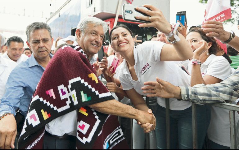 López Obrador dice que el INE y el Tribunal “se hacen de la vista gorda”. NTX