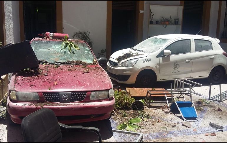 El sujeto detenido presuntamente actuaba bajo el efecto de una droga. ESPECIAL /