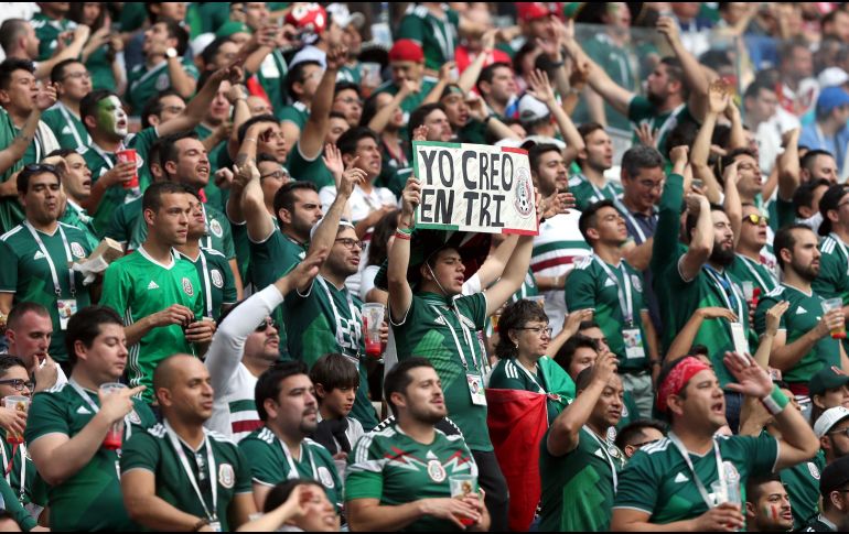 El polémico coro ha desembocado ya en siete multas de la FIFA a la Federación Mexicana, por un total superior a los dos millones de dólares. NTX / J. Arciga