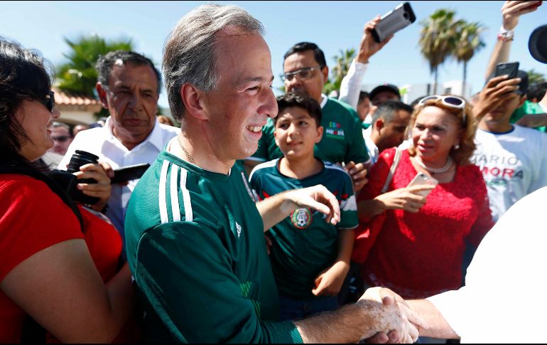 Durante su cierre de campaña regional en Sinaloa, Meade ofreció ampliar el programa Prospera en el estado. SUN / Y. Xolalpa
