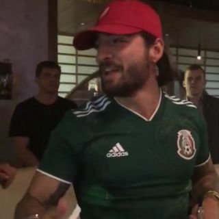 Maluma celebra el triunfo del Tri ante Alemania