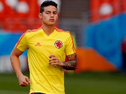 James tendrá que pasar una revisión final antes de tomarse una decisión sobre si podrá jugar contra Japón. EFE / E. Biba