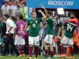 México dio la primera gran sorpresa del Mundial derrotando por 1-0 al campeón vigente. SUN/L. Cortés
