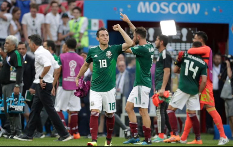 México dio la primera gran sorpresa del Mundial derrotando por 1-0 al campeón vigente. SUN/L. Cortés