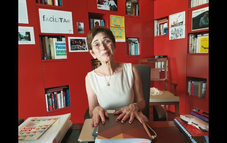 Pilar del Río. Es la viuda de José Saramago y la directora de la fundación que lleva el nombre del escritor. EL INFORMADOR/J. Pérez