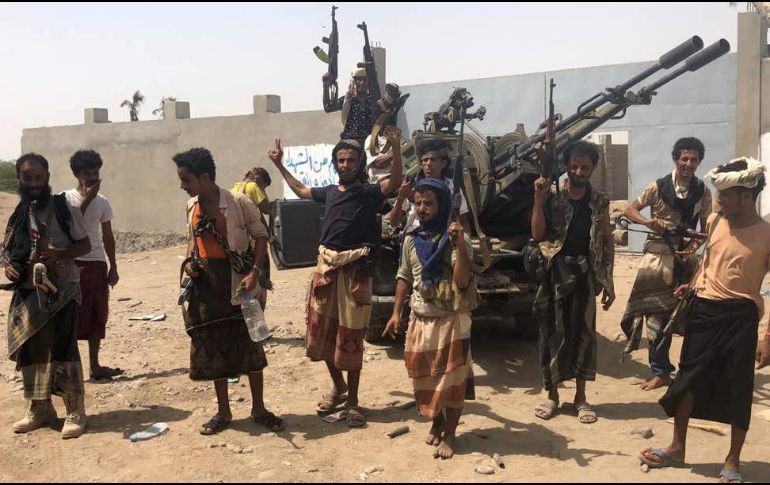 La ofensiva contra Al Hudeida, el principal puerto controlado por los rebeldes hutíes, comenzó hace una semana. AFP/N. Hassan