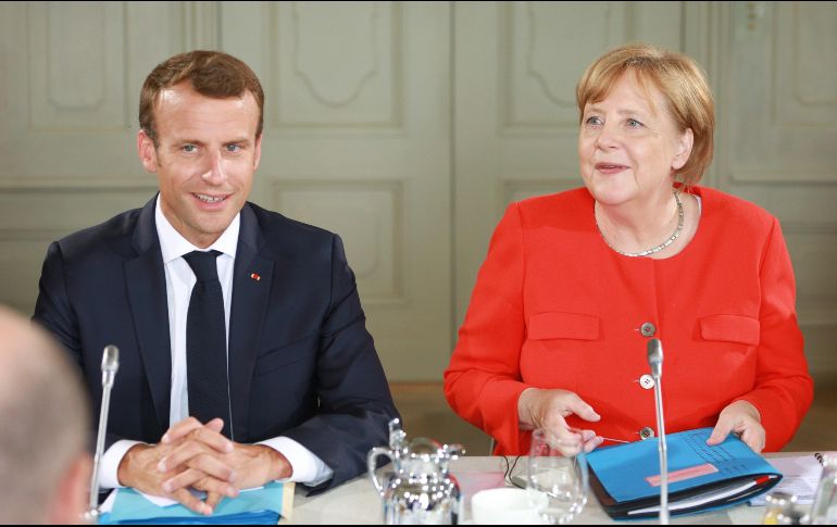 La canciller alemana junto con Macron, también aludió a la posibilidad de 