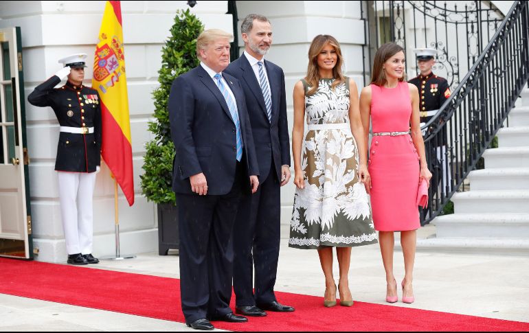 Diplomáticos españoles dijeron que el rey abordó con el mandatario las preocupaciones de su país y de la UE sobre su decisión de imponer tarifas a las importaciones de acero y aluminio. EFE / F. Gómez