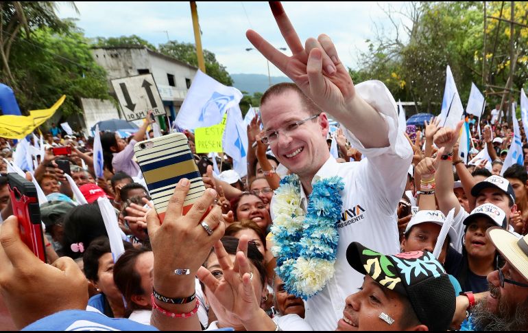 Anaya comparó la política migratoria de Trump con los procedimientos de los Nazis. SUN/A. Ojeda