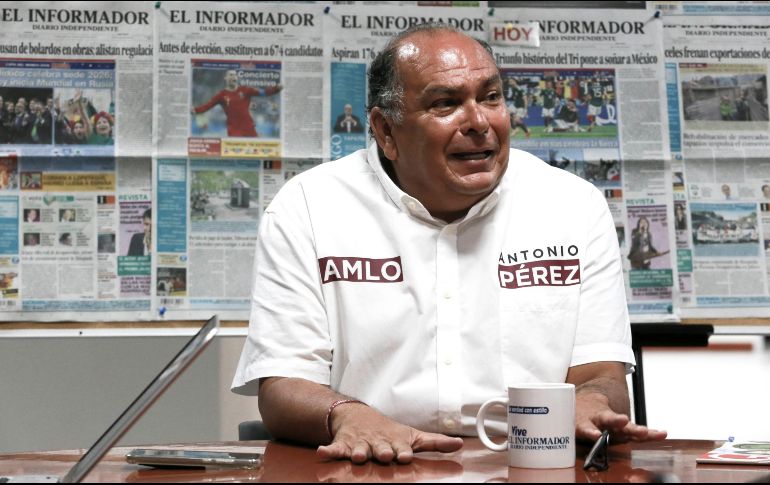 Antonio Pérez propone apoya la eliminación del fuero y propone crear una Secretaría del Deporte. EL INFORMADOR/A. García