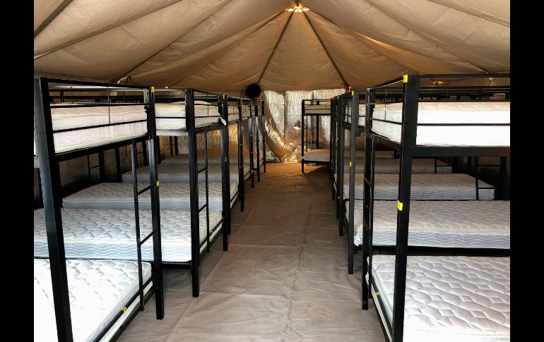 Tiene unas 360 camas y se espera que alcance cuatro mil. AP/Departamento de Salud y Servicios Humanos