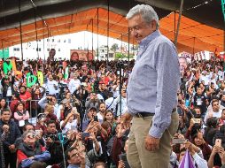 López Obrador tuvo su último evento de campaña realizado en el Estado de México. NTX / J. Espinosa