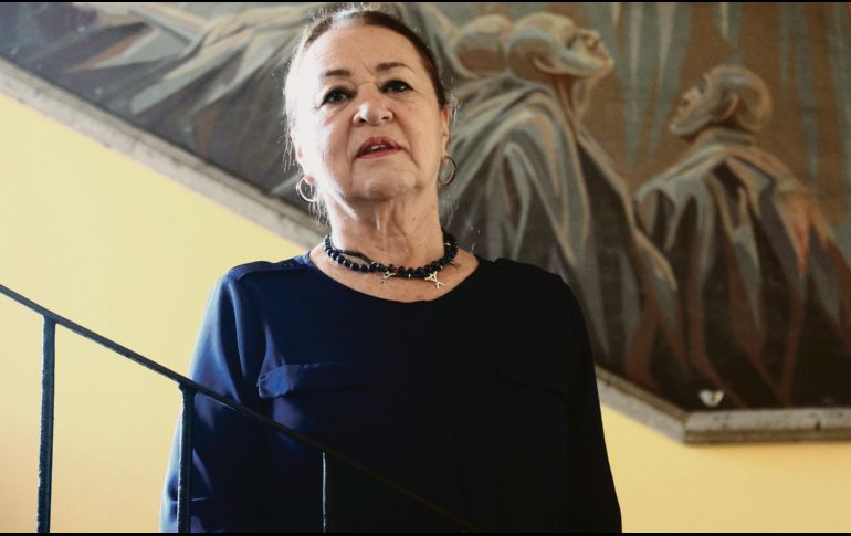 Dolores Ortiz, después de inaugurar su pieza para Arte Público, continuará con otra propuesta de Tlajomulco. EL INFORMADOR/E. Barrera