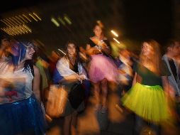 Este episodio no fue aislado. Varios hinchas provenientes de América Latina se han visto involucrados en comportamientos sexistas repudiables. EFE / F. Arrizabalaga