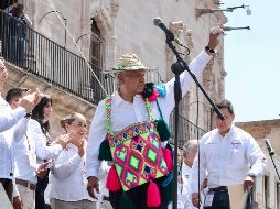 El candidato presidencial confió en ganar la elección presidencial y en ese tema -aseguró- ya no les funciona nada a sus adversarios. SUN / V. Rosas