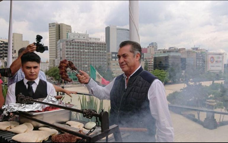 Rodríguez Calderón adelantó que su cierre de campaña será en la Macroplaza de Monterrey. TWITTER / @JaimeRdzNL