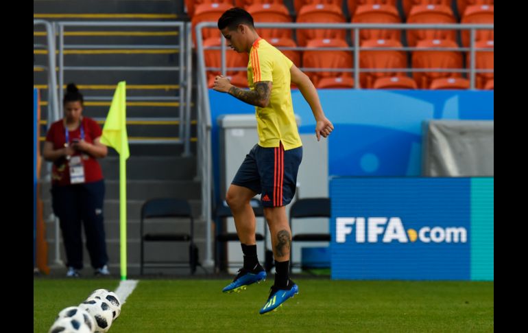 James Rodríguez, de Colombia. AFP/J. Barreto