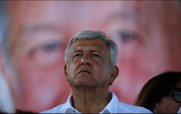 Los mitines de López Obrador suelen durar más de una hora. AP / ARCHIVO