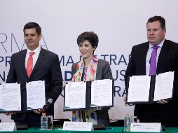 El TEPJF y la Asociación Mexicana de Fiscalías Electorales Locales firmaron un convenio de colaboración. SUN/I. Stephens