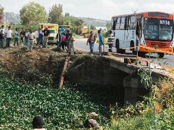 San Martín de las Flores. La zona donde fallecieron los pasajeros el fin de semana pasado. EL INFORMADOR/G. Gallo