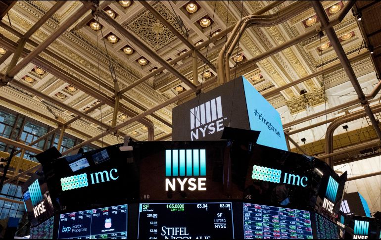 El NYSE sube 114.50 puntos al colocarse en 12 mil 674.73 unidades. AP / M. Lenninhan