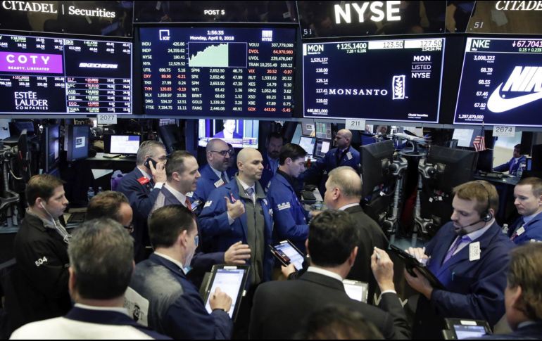 El selectivo S&P 500 avanzó un 0.19% o 5.12 puntos, hasta 2,754.88 unidades. EL INFORMADOR /ARCHIVO