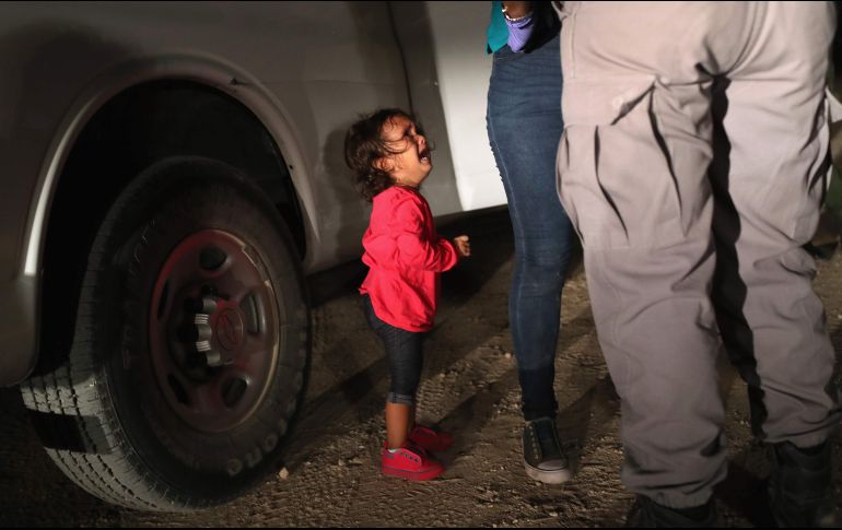 Se desconoce qué sucederá con la niña, de casi 2 años, aunque funcionarios de inmigración han dicho que el propósito sería mantenerlas juntas incluso si son deportadas. AFP / J. Moore
