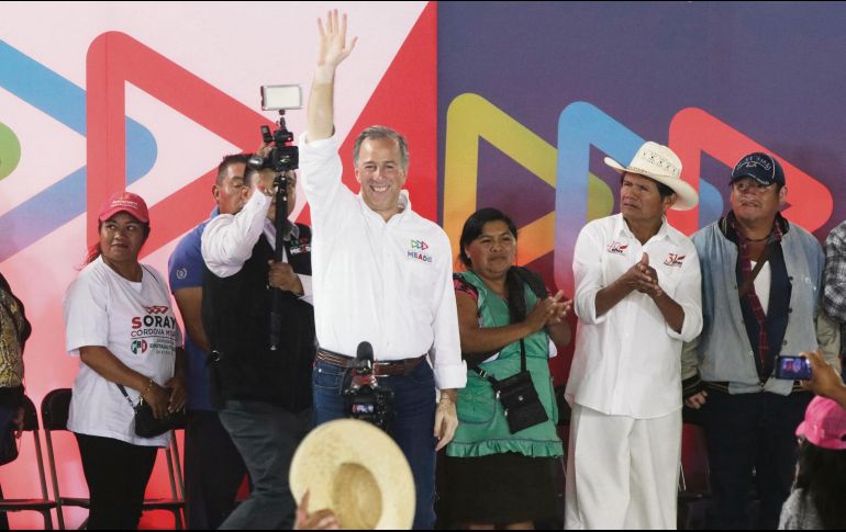 Apoyo. Meade pidió el voto para que ganen los mejores perfiles y propuestas el 1 de julio. NTX