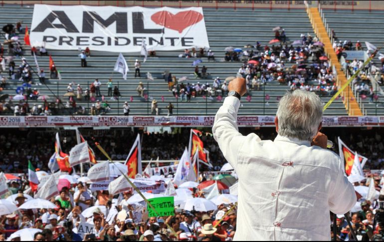 Lo que está a punto de suceder en México se parece a la elección de Donald Trump en Estados Unidos, el voto de Gran Bretaña para dejar la Unión Europea y el giro de Italia hacia el populismo, alertó The Economist. NTX/ J. Espinosa