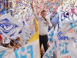 Anaya señaló que López Obrador no pude llenar un mitin celebrado en un estadio debido a que el evento fue al mismo tiempo que el juego de la Selección. SUN / A. Ojeda