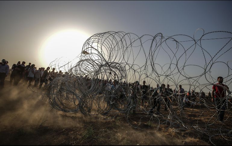 En los últimos tres meses, gazatíes han provocado cientos de fuegos en campos y bosques israelíes con el lanzamiento de cometas y globos. EFE/M. Saber