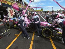 El tapatío arrancó del décimo tercer lugar de la parrilla de salida, y dejó la pista en la vuelta 30. TWITTER/@F1