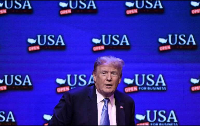 Las declaraciones de Trump suponen un paso más en sus duras propuestas contra la inmigración irregular. AFP / O. Douliery