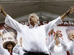 El candidato de la coalición Juntos Haremos Historia criticó que el actual titular de Hacienda y Crédito Público gane alrededor de 270 mil pesos mensuales. NTX / A. Monroy