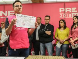 Los observadores de la OEA atestiguaron el tercer y último simulacro del PREP antes de la elección del 1 de julio. SUN / G. Espinosa