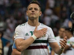 El tapatío Javier Hernández, con 30 años, agranda su valía como goleador con el Tricolor. MEXSPORT/D. Leah