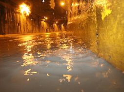 El temporal provocó inundaciones en el túnel de Avenida Américas durante el pasado fin de semana. EL INFORMADOR / ARCHIVO