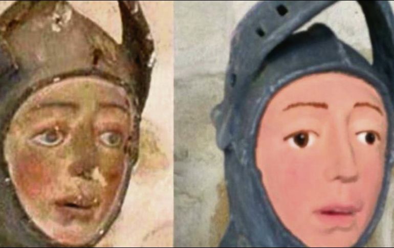 La restauración se realizó con colores uniformes, sobre todo en el rostro, que da al santo aspecto de muñeco y sin matices. ESPECIAL