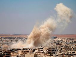 Desde el comienzo de la ofensiva han muerto al menos 32 civiles, 29 combatientes de facciones opositoras y 24 efectivos de las filas gubernamentales. AFP/M. Abazeed