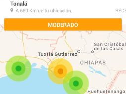 Como consecuencia del movimiento telúrico, se activa la alarma sísmica en varios municipios de Chiapas. TWITTER / @SkyAlertMx