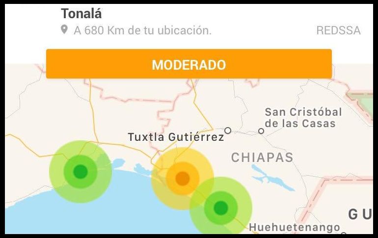 Como consecuencia del movimiento telúrico, se activa la alarma sísmica en varios municipios de Chiapas. TWITTER / @SkyAlertMx