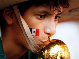 El dispositivo tiene el objetivo de generar movilidad y seguridad para los aficionados a la Selección Mexicana. EFE / A. Safadi