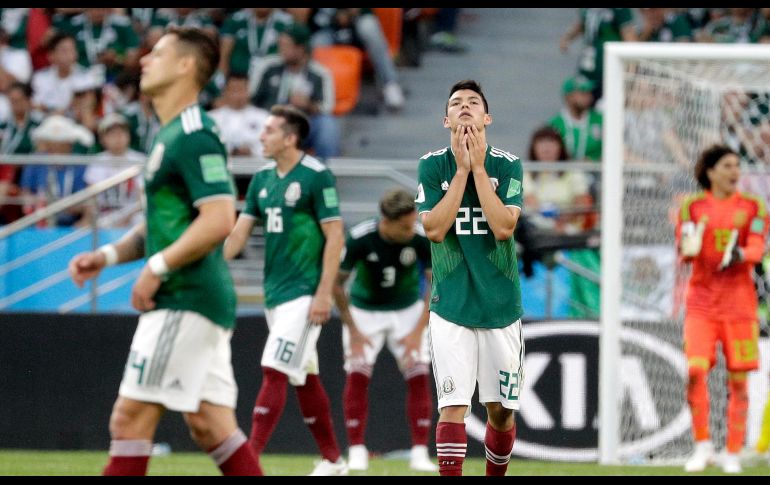 La Selección mexicana no pudo mostrar contundencia y los suecos salieron decididos a obtener los tres puntos que los meten a la siguiente ronda. AP / G. Borgia