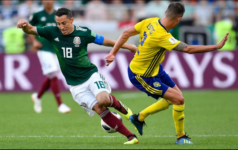 Guardado lamenta los errores del último partido, pero asegura que el nivel de México en el Mundial es el mostrado en los juegos anteriores. AP / M. Meissner