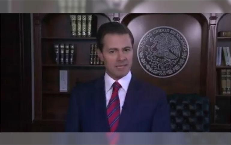 El Presidente señaló que la mejor forma de manifestar el rechazo a los recientes hechos violentos durante el proceso electoral es acudiendo a votar. TWITTER / @EPN