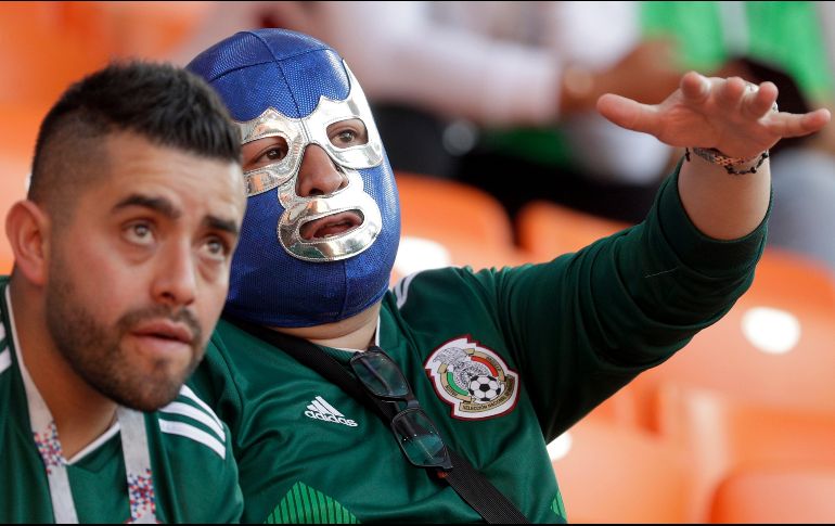 México es uno de los ocho equipos que viste una camiseta de la marca deportiva alemana Adidas que sigue en el Mundial. AP / G. Borgia